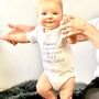 Mummy I Love You More Than Personalised Baby Vest, thumbnail 2 of 4