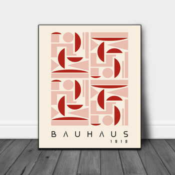 Bauhaus Red Art Print, 2 of 4