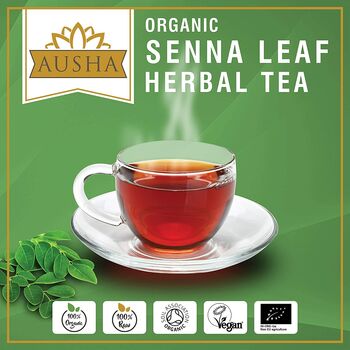 Organic Senna Leaf Tea 40 Bags Constipation Relief, 2 of 10