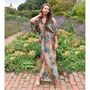 'Merida' Colourful Floral Batwing Dress, thumbnail 1 of 3