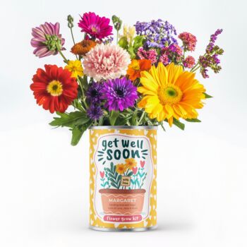 Grow Your Own Get Well Soon Flower Tin Kit, 2 of 4