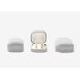 Monaco D’or Grey Velvet Blossom Ombré Curve Travel Jewellery Box, thumbnail 4 of 4