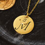 21st Birthday Gift For Her Engraved Personalised Disc Necklace, thumbnail 1 of 4