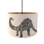 Animal Lampshade With Wood Lining, thumbnail 1 of 8