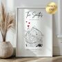 New Home Gift, Personalised Housewarming Gift, New Home Map Print, thumbnail 4 of 5