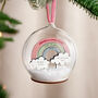 Rainbow Baby Details First Christmas Bauble, thumbnail 1 of 3