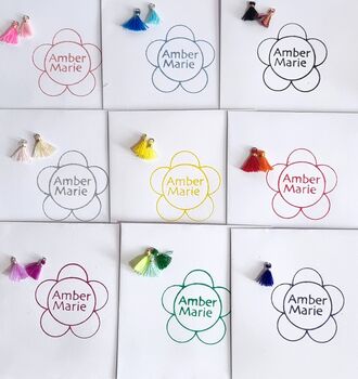 Gold Floral Initial Letter Charm Pendant Gift With Stand, 4 of 9