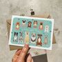 Dog Breeds Pet Lover Set Of Six Note Cards And Envelopes, thumbnail 3 of 6