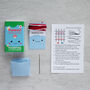 Kawaii Toadstool Mini Cross Stitch Kit, thumbnail 4 of 9