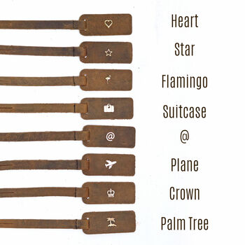 Personalised Classic Leather Bookmark, 8 of 10