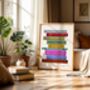 London Book Stack Art Print, thumbnail 2 of 6
