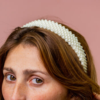 Pearl Statement Bridal Headband, 3 of 3