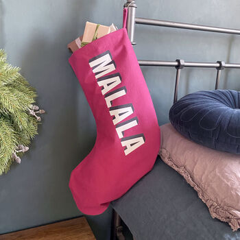 Colour Pop Christmas Name Stockings, 3 of 6