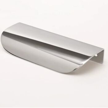 Chrome Curved Drawer Handle, 2 of 3