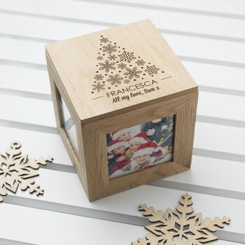 Personalised Christmas Photo Cube, 4 of 12
