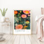 Tokyo Flower Japanese Art Print, thumbnail 3 of 3
