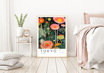 Tokyo Flower Japanese Art Print, 3 of 3