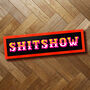 'Shitshow' Circus Style Rude Funny Framed Print, thumbnail 7 of 8