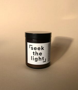 'Seek The Light' Cinnamon And Orange Scented Candle, 2 of 4