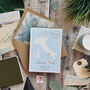 'Sophie' Location Map Wedding Postcard, thumbnail 1 of 5