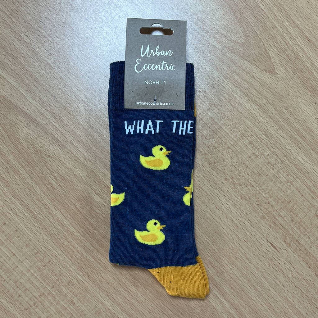 Unisex What The Duck Socks By Urban Eccentric