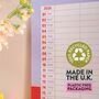 2025–2026 Academic A3 Family Planner | Bold Block, thumbnail 6 of 8