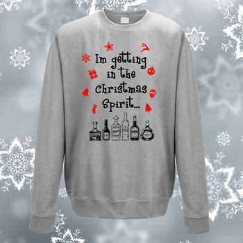 I'm Getting In The Christmas Spirit Sweatshirt, 5 of 6