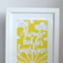 Unframed Paper Cut 'Always Look For Sunshine' Print, thumbnail 1 of 4