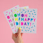 Oh Happy Day! Handmade Cards Multipack Of Three, thumbnail 1 of 10