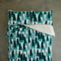 Christmas Tree Fleece Duvet Cover Set With Cosy Sherpa Reverse Festive Bedding, thumbnail 2 of 4