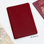 Luxury Leather Personalised Passport Holder, thumbnail 7 of 10