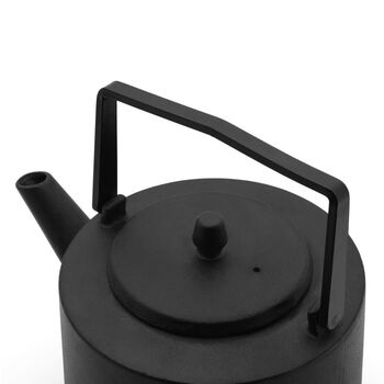 Cast Iron Teapot Hubei Black 1200ml Fine Mesh Filter, 5 of 7