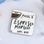 Personalised Espresso Martini Goes Here Coaster Gift, thumbnail 1 of 2