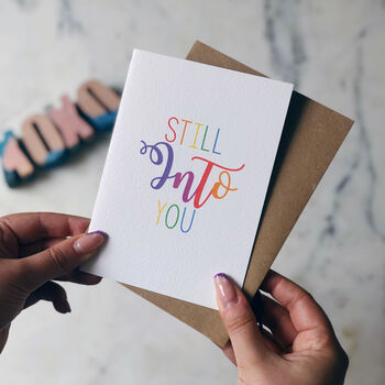 Anniversary Romantic Card 'Still Into You', 3 of 4