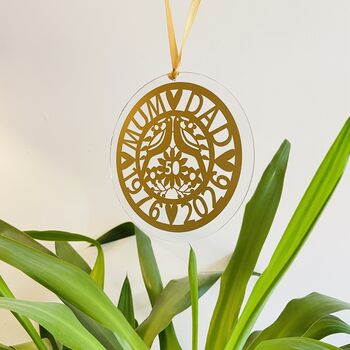 Golden Anniversary Hanging Ornament, 5 of 11