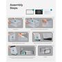 Pack Of Shoe Boxes Stackable Shoe Storage Organisers, thumbnail 8 of 10