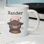 Children's Personalised Animal Bull Gift Mug, thumbnail 1 of 4