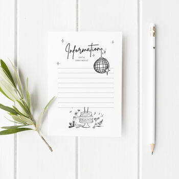 Our Wedding Invitations Set Of 10, 2 of 4