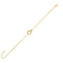 Jewelled Interlink Bracelet Sterling Silver In Gold, thumbnail 3 of 7