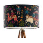 Procession On Charcoal Lampshade, thumbnail 7 of 8