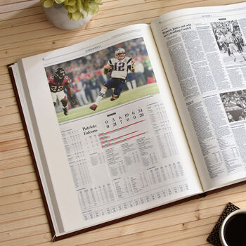 Atlanta Falcons Personalised Gift Newspaper Book, 9 of 10