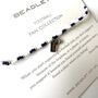 West Bromwich Albion Football Club Fan Bead Bracelet With Charms, thumbnail 1 of 4