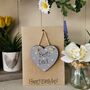 Personalised Dad's Birthday Card Wooden Heart, thumbnail 3 of 3
