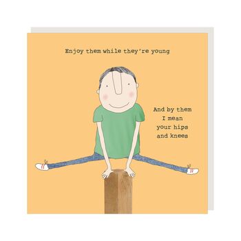 Hips And Knees Birthday Card For Him, 2 of 2