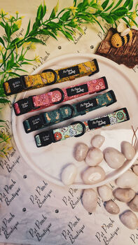 Iced Doughnuts And Coffee Dog Collar With Optional Set, 4 of 10