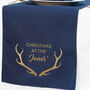 Personalised Christmas Antlers Table Runner, thumbnail 2 of 2