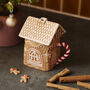 Gingerbread House Ceramic Mug With Lid, thumbnail 2 of 6