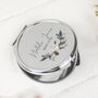 Personalised Bride To Be Pocket Mirror Gift, thumbnail 3 of 3