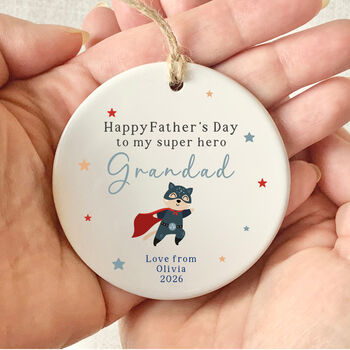 Father's Day Superhero Ceramic Keepsake, 4 of 5