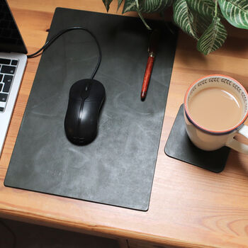 Personalised Home Office Mouse Pad And Coaster Set, 12 of 12